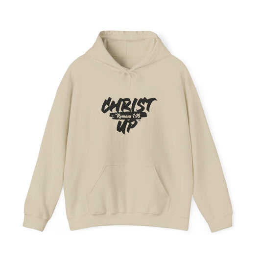 I Decree Christ up shadow face hoodie