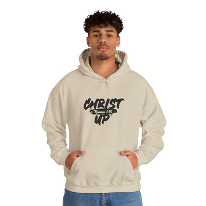 I Decree Christ up shadow face hoodie