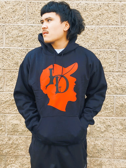 I DECREE Red Shadow Man Hoodie
