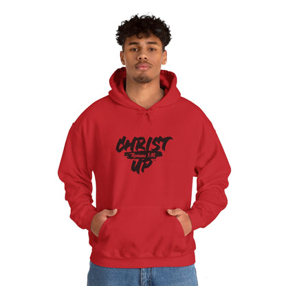 I Decree Christ up shadow face hoodie