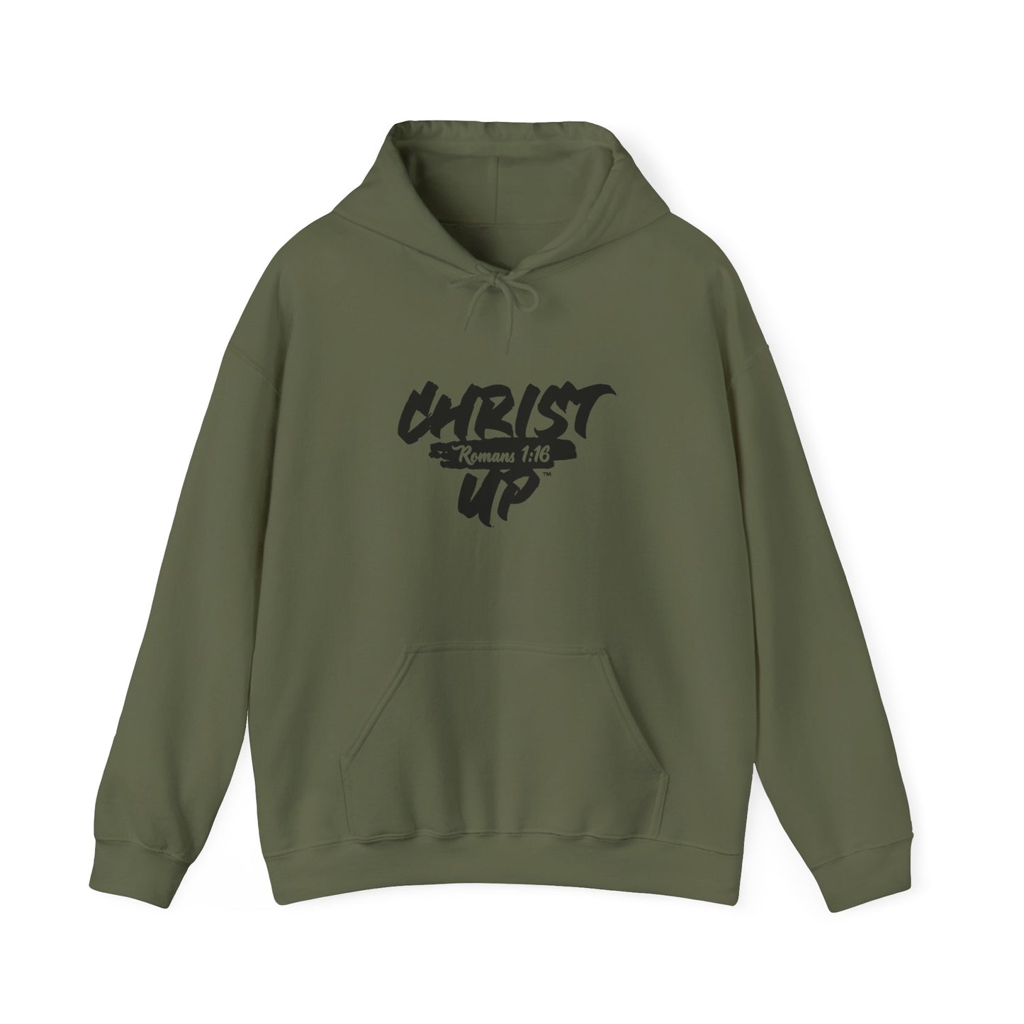 I Decree Christ up shadow face hoodie